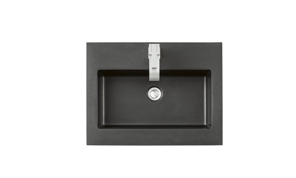 James Martin - 23.6" Single Sink Top, Charcoal Black - SWB-S23.6-CHB view 1