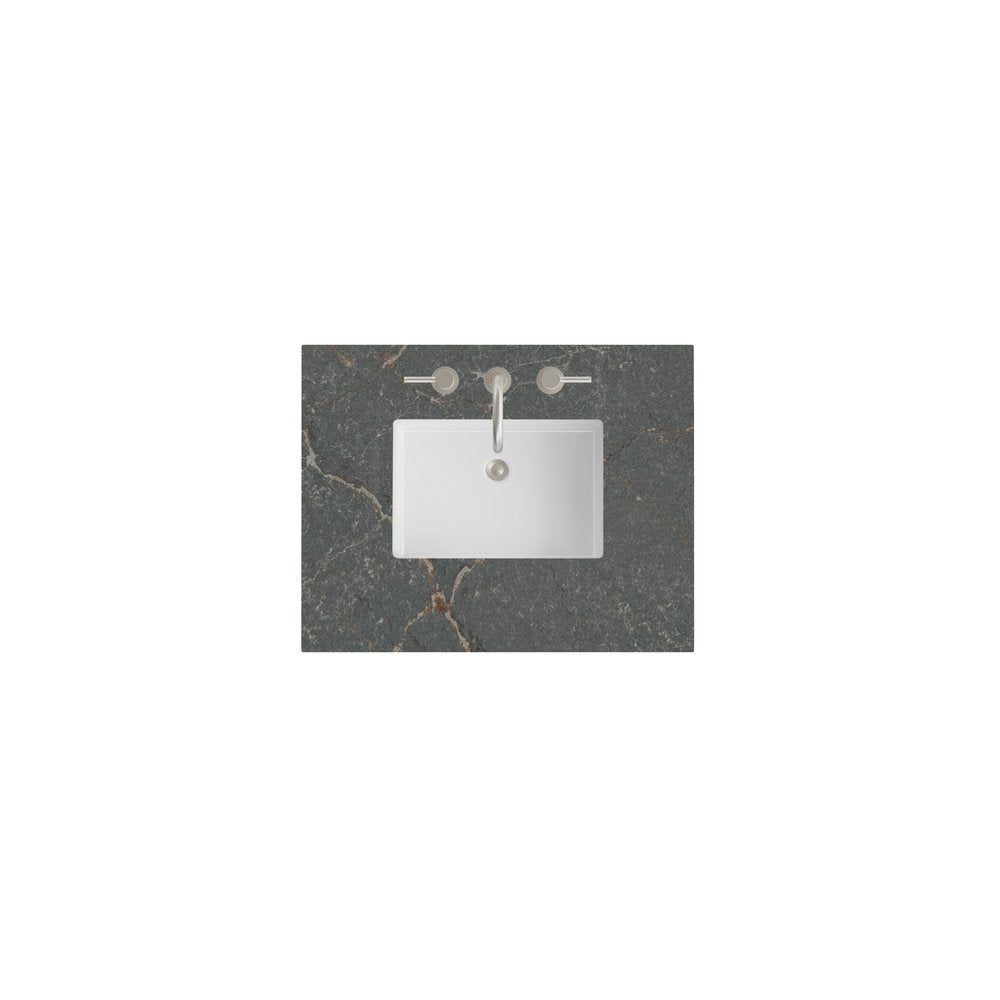 James Martin - 30" Single Top, 3 CM Parisien Bleu Silestone w/ Sink - 050-S30-PBL-SNK view 1