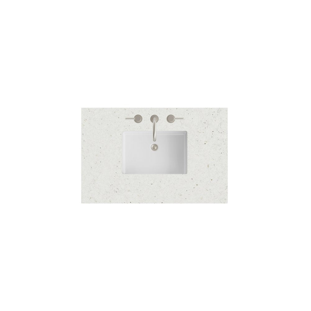 James Martin - 36" Single Top, 3 CM Lime Delight Silestone w/ Sink - 050-S36-LDL-SNK view 1