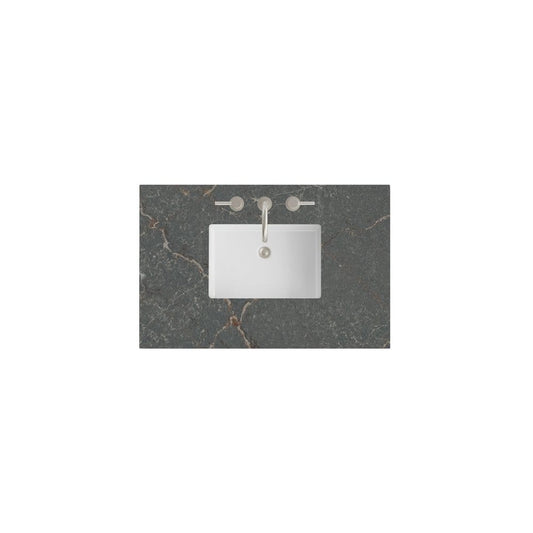 James Martin - 36" Single Top, 3 CM Parisien Bleu Silestone w/ Sink - 050-S36-PBL-SNK view 1