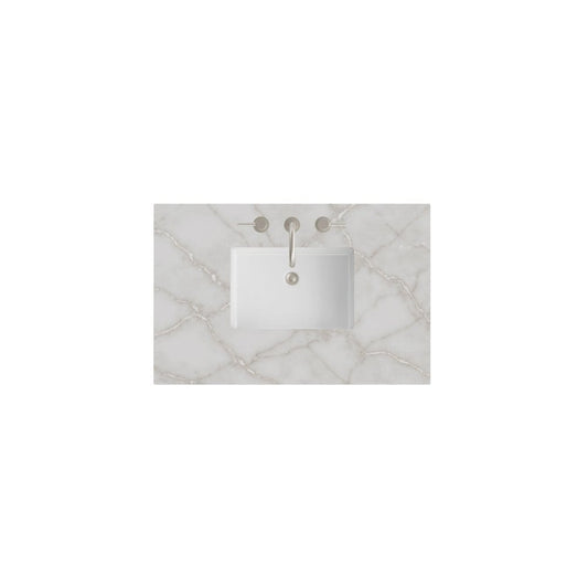 James Martin - 36" Single Top, 3 CM Victorian Silver Silestone w/ Sink - 050-S36-VSL-SNK view 1