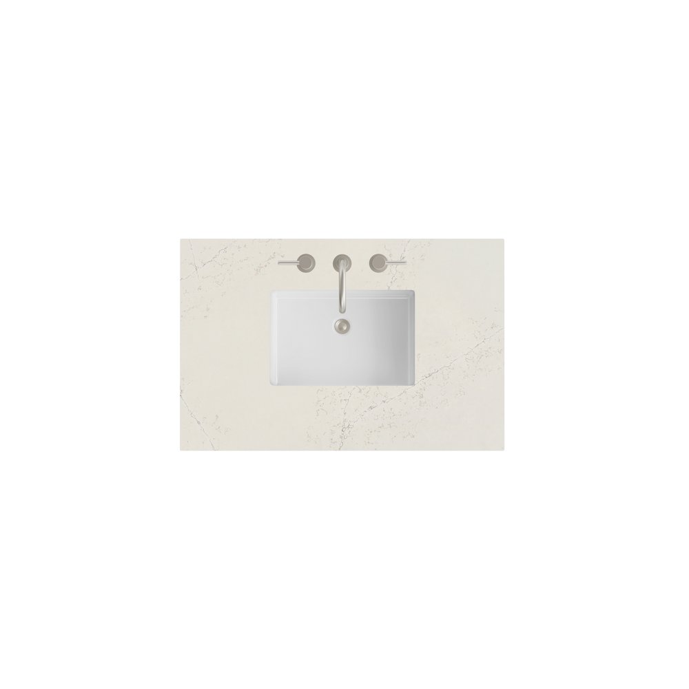 James Martin - 36" Single Top, 3CM Siberian Silestone w/ Sink - 050-S36-SFR-SNK view 1
