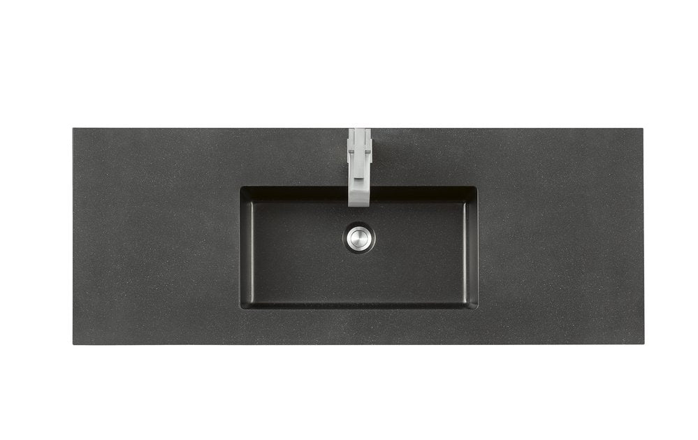 James Martin - 47.3" Single Sink Top, Charcoal Black - SWB-S47.3-CHB view 1