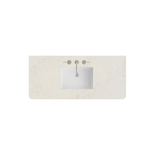 James Martin - 48" Single Radius Cut Top, Widespread 3CM Siberian Silestone w/ Sink - 060-S48RCWS-SFR-SNK view 1