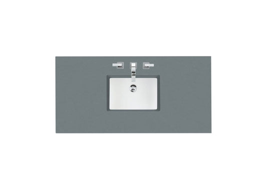 James Martin - 48" Single Top, 3 CM Cala Blue Silestone w/ Sink - 050-S48-CBL-SNK view 1