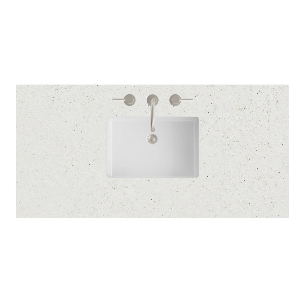 James Martin - 48" Single Top, 3 CM Lime Delight Silestone w/ Sink - 050-S48-LDL-SNK view 1