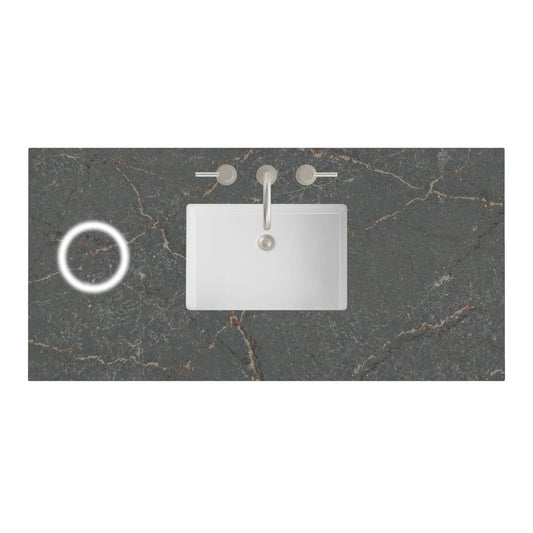 James Martin - 48" Single Top, 3 CM Parisien Bleu Silestone w/ Sink & FreePower Wireless Charger - 050-S48-FP-PBL-SNK view 1