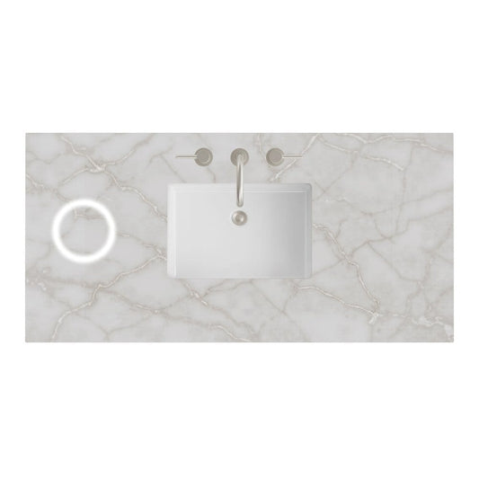 James Martin - 48" Single Top, 3 CM Victorian Silver Silestone w/ Sink & FreePower Wireless Charger - 050-S48-FP-VSL-SNK view 1