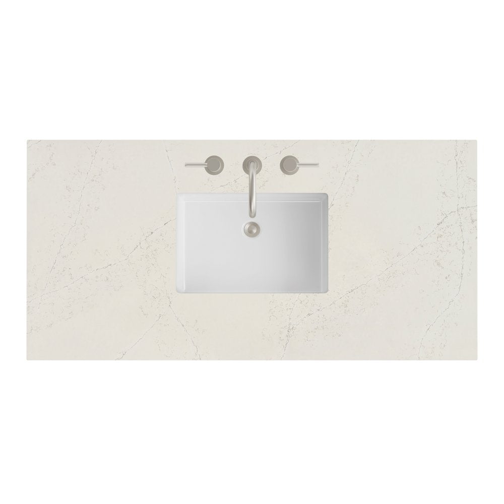 James Martin - 48" Single Top, 3CM Siberian Silestone w/ Sink - 050-S48-SFR-SNK view 1