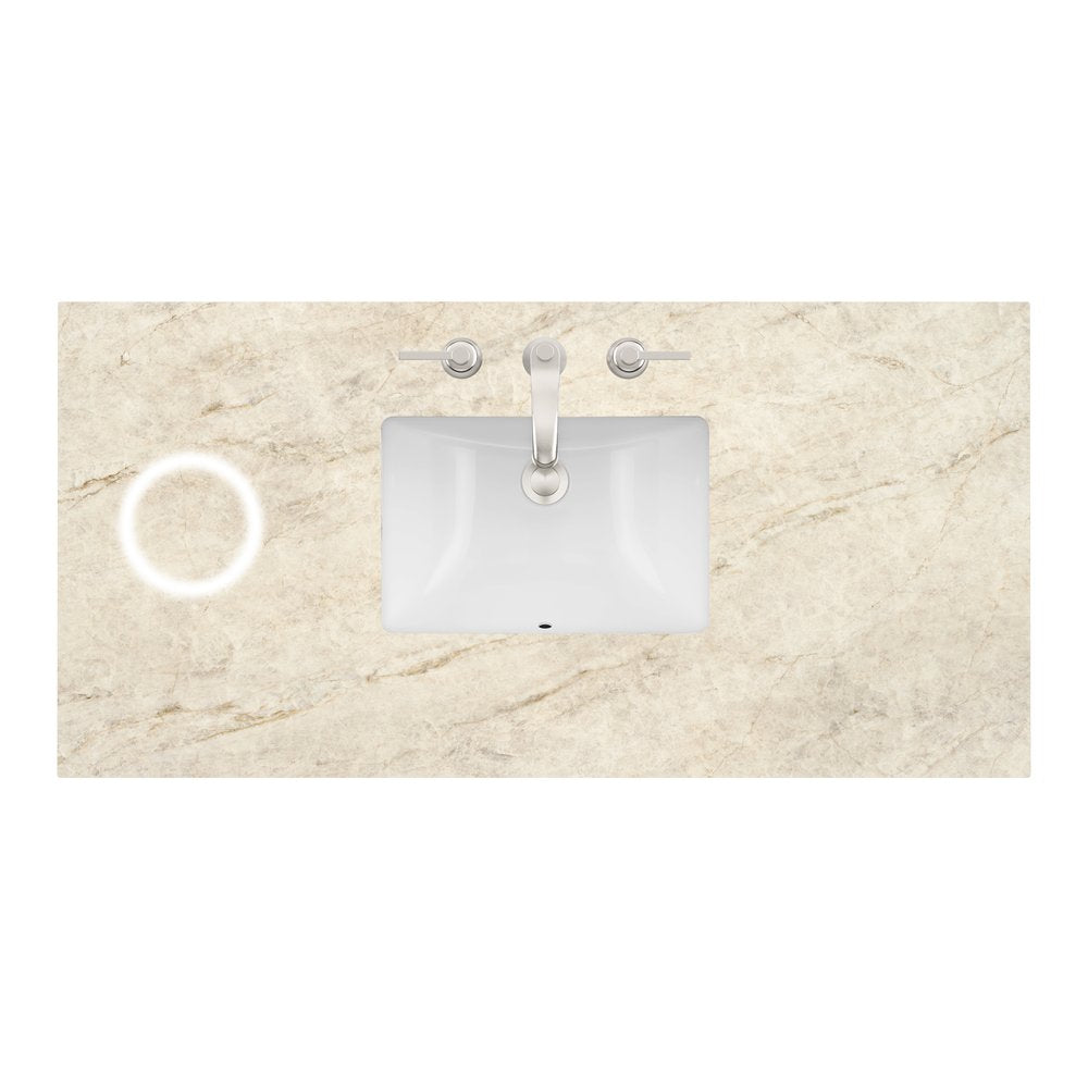 James Martin - 48" Single Top, 3CM Tajnar Eclos w/ Sink & FreePower Wireless Charger - 050-S48-FP-TJR-SNK view 1