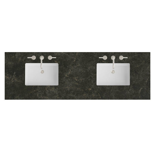 James Martin - 72" Double Top, 3CM Phantome Eclos w/ Sink - 050-S72-PHT-SNK view 1