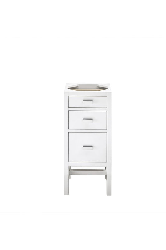 James Martin - Addison 15" Base Cabinet Only, Glossy White - E444-BC15-GW view 1