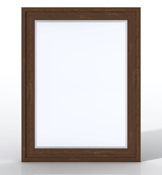 James Martin - Addison 30" Rectangular Mirror, Mid-Century Acacia - E444-M30-MCA view 1