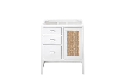 James Martin - Addison 30" Single Vanity Cabinet, Glossy White - E444-V30-GW view 2