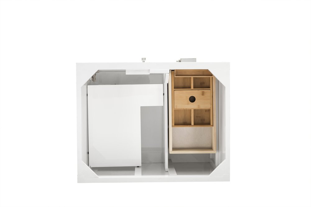 James Martin - Addison 30" Single Vanity Cabinet, Glossy White - E444-V30-GW view 3