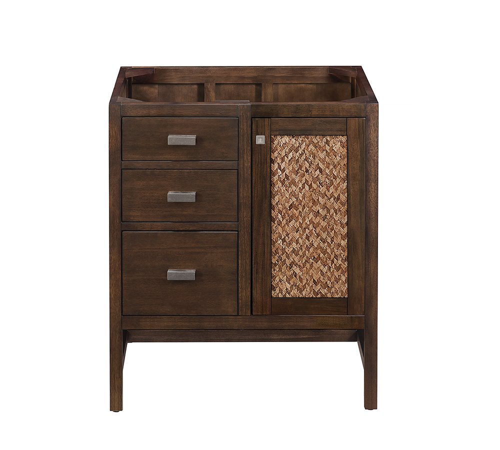 James Martin - Addison 30" Single Vanity Cabinet, Mid-Century Acacia - E444-V30-MCA view 3