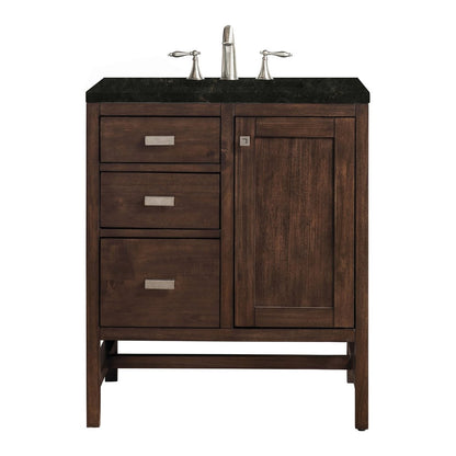 James Martin - Addison 30" Single Vanity, Mid-Century Acacia, w/ 3 CM Phantome Eclos Top - E444-V30-MCA-3PHT view 1
