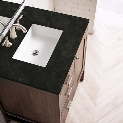 James Martin - Addison 30" Single Vanity, Mid-Century Acacia, w/ 3 CM Phantome Eclos Top - E444-V30-MCA-3PHT view 4