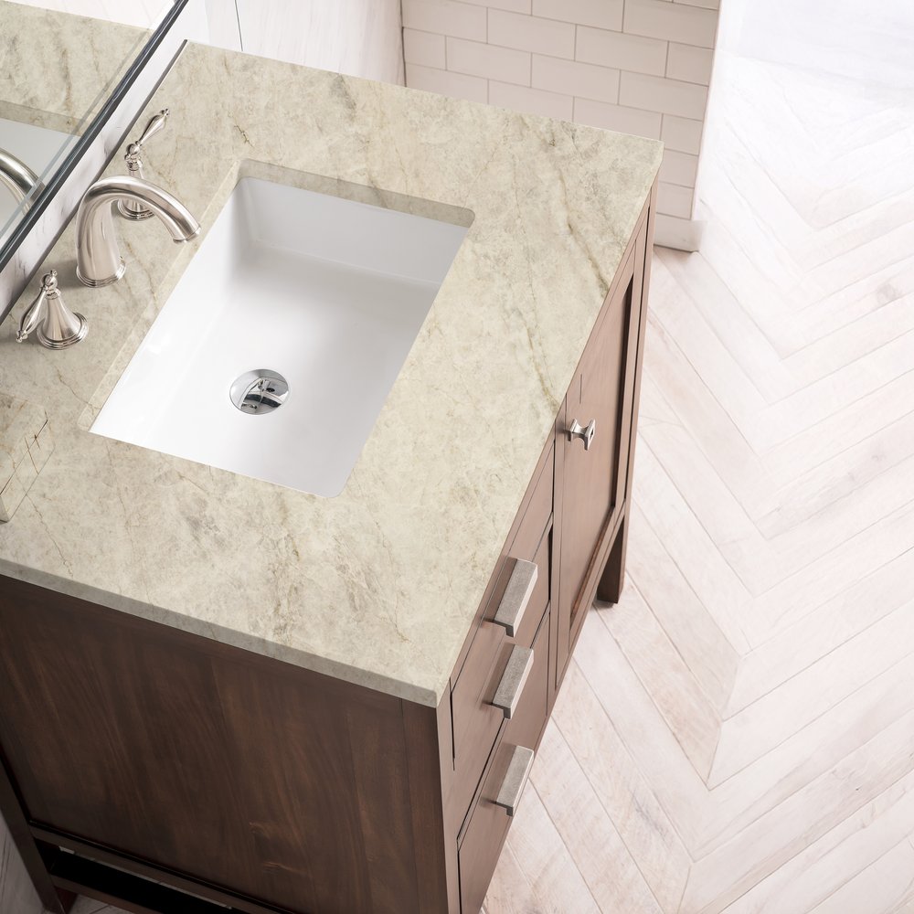 James Martin - Addison 30" Single Vanity, Mid-Century Acacia, w/ 3 CM Tajnar Eclos Top - E444-V30-MCA-3TJR view 4