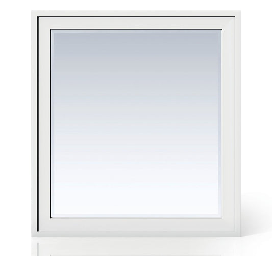 James Martin - Addison 36" Rectangular Mirror, Glossy White - E444-M36-GW view 1