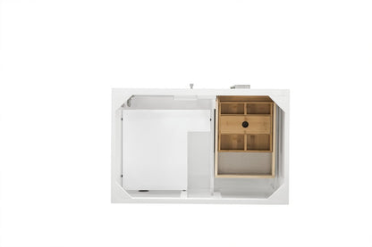 James Martin - Addison 36" Single Vanity Cabinet, Glossy White - E444-V36-GW view 3