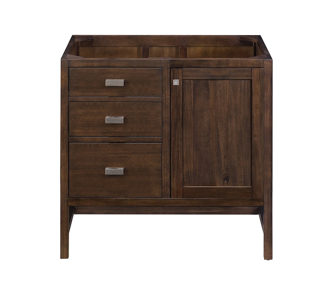 James Martin - Addison 36" Single Vanity Cabinet, Mid-Century Acacia - E444-V36-MCA view 1