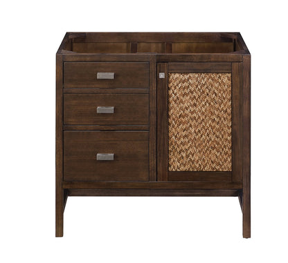 James Martin - Addison 36" Single Vanity Cabinet, Mid-Century Acacia - E444-V36-MCA view 3