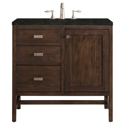 James Martin - Addison 36" Single Vanity, Mid-Century Acacia, w/ 3 CM Phantome Eclos Top - E444-V36-MCA-3PHT view 1
