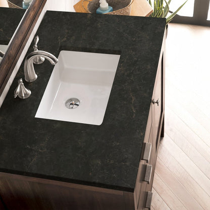 James Martin - Addison 36" Single Vanity, Mid-Century Acacia, w/ 3 CM Phantome Eclos Top - E444-V36-MCA-3PHT view 5