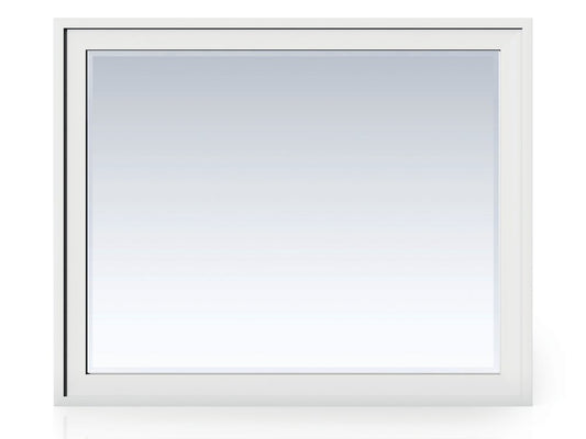 James Martin - Addison 48" Rectangular Mirror, Glossy White - E444-M48-GW view 1