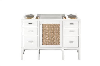 James Martin - Addison 48" Single Vanity Cabinet, Glossy White - E444-V48-GW view 2