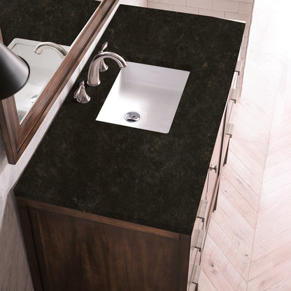 James Martin - Addison 48" Single Vanity, Mid-Century Acacia, w/ 3 CM Phantome Eclos Top - E444-V48-MCA-3PHT view 4