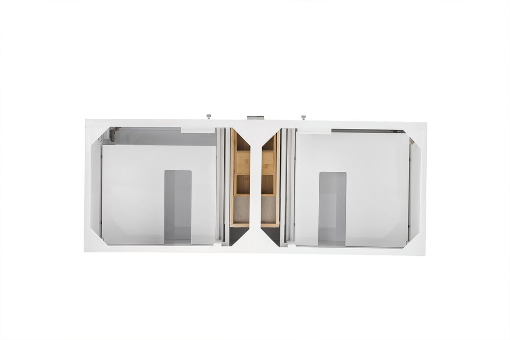 James Martin - Addison 60" Double Vanity Cabinet, Glossy White - E444-V60D-GW view 3