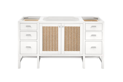 James Martin - Addison 60" Single Vanity Cabinet, Glossy White - E444-V60S-GW view 2