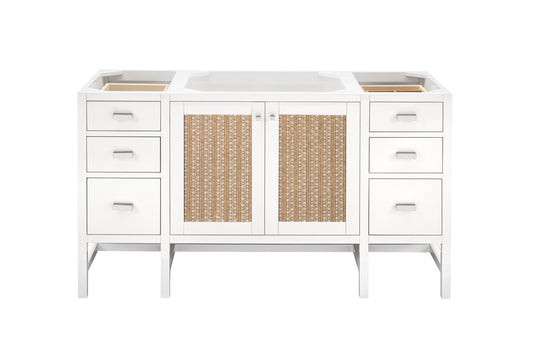 James Martin - Addison 60" Single Vanity Cabinet, Glossy White - E444-V60S-GW view 2