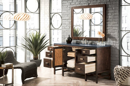 James Martin - Addison 60" Single Vanity, Mid-Century Acacia w/ 3 CM Charcoal Soapstone Silestone Top - E444-V60S-MCA-3CSP view 6