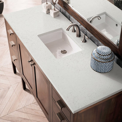 James Martin - Addison 60" Single Vanity, Mid-Century Acacia w/ 3 CM Lime Delight Silestone Top - E444-V60S-MCA-3LDL view 5