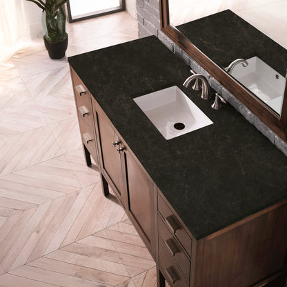 James Martin - Addison 60" Single Vanity, Mid-Century Acacia, w/ 3 CM Phantome Eclos Top - E444-V60S-MCA-3PHT view 4