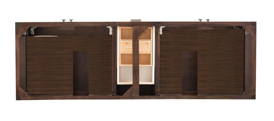 James Martin - Addison 72" Double Vanity Cabinet, Mid-Century Acacia - E444-V72-MCA view 2