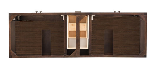 James Martin - Addison 72" Double Vanity Cabinet, Mid-Century Acacia - E444-V72-MCA view 2