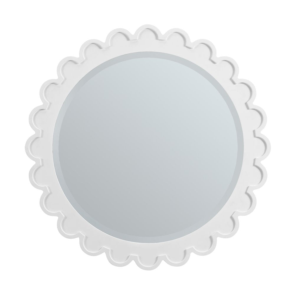 James Martin - Adelese 32" Mirror, Bright White - 244-MR32-BW view 1