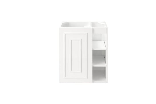 James Martin - Alicante 24" Single Vanity Cabinet, Glossy White - E110-V24-GW view 1