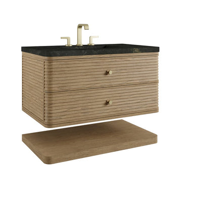 James Martin - Allamari 36" Single Vanity, Dune Mist w/ 3 CM Phantome Eclos Top - D640-V36-DMS-WPHT view 10
