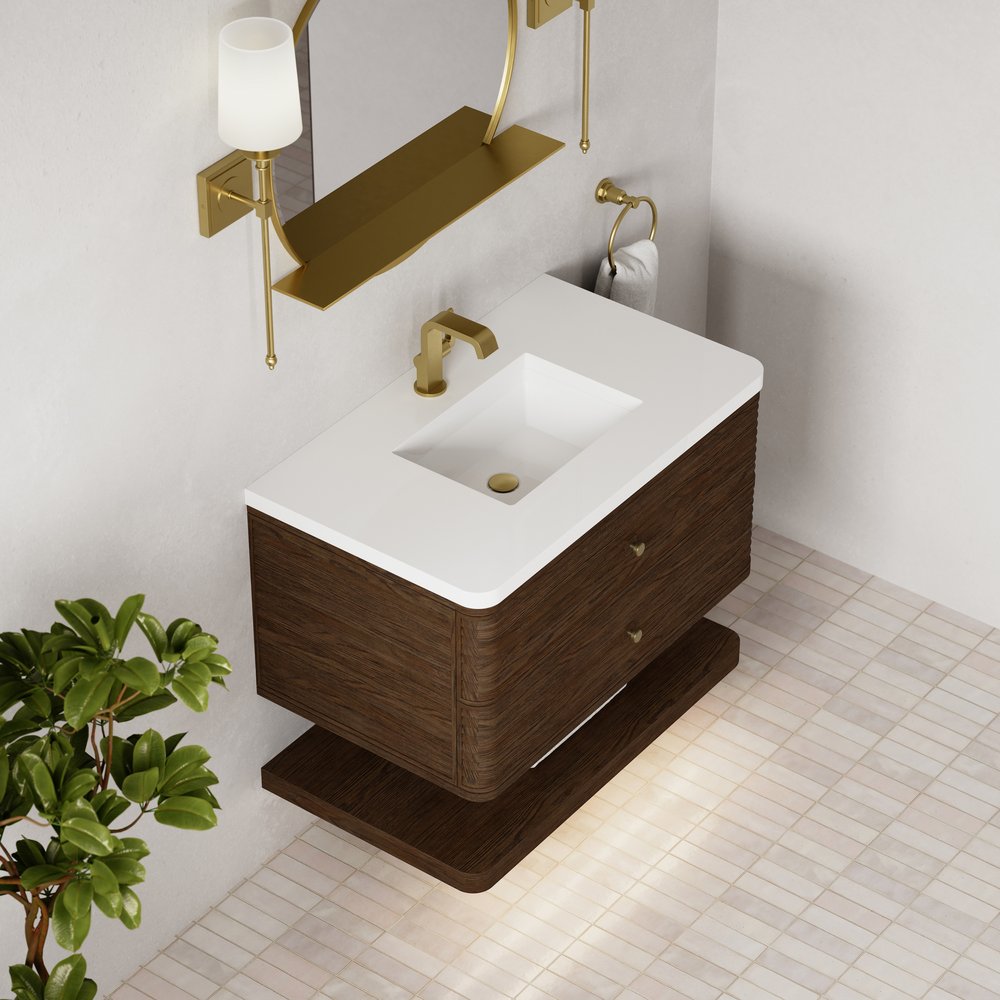 James Martin - Allamari 36" Single Vanity, Sable w/ Single Hole 3 CM White Zeus Silestone Top - D640-V36-SBL-3WZ view 11