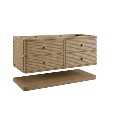 James Martin - Allamari 48" Single Vanity Cabinet, Dune Mist - D640-V48-DMS view 1