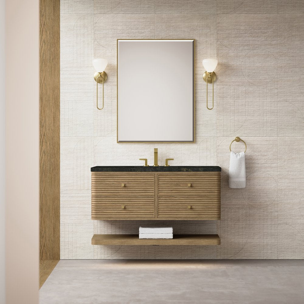 James Martin - Allamari 48" Single Vanity, Dune Mist w/ 3 CM Phantome Eclos Top - D640-V48-DMS-WPHT view 3