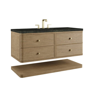 James Martin - Allamari 48" Single Vanity, Dune Mist w/ 3 CM Phantome Eclos Top - D640-V48-DMS-WPHT view 10