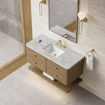 James Martin - Allamari 48" Single Vanity, Dune Mist w/ 3 CM Victorian Silver Top w/FreePower Wireless Charger - D640-V48-DMS-FVSL view 7