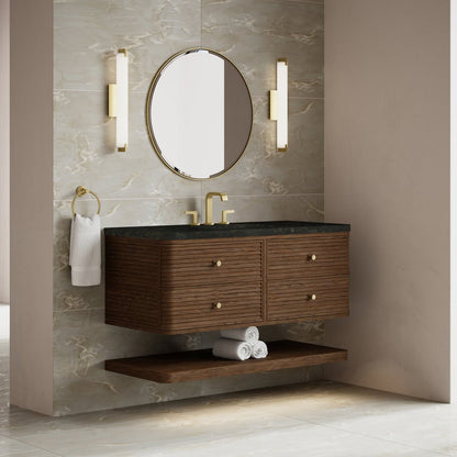 James Martin - Allamari 48" Single Vanity, Sable w/ 3 CM Phantome Eclos Top - D640-V48-SBL-WPHT view 4