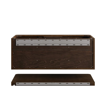 James Martin - Allamari 48" Single Vanity, Sable w/ Single Hole 3 CM Victorian Silver Silestone Top - D640-V48-SBL-3VSL view 10